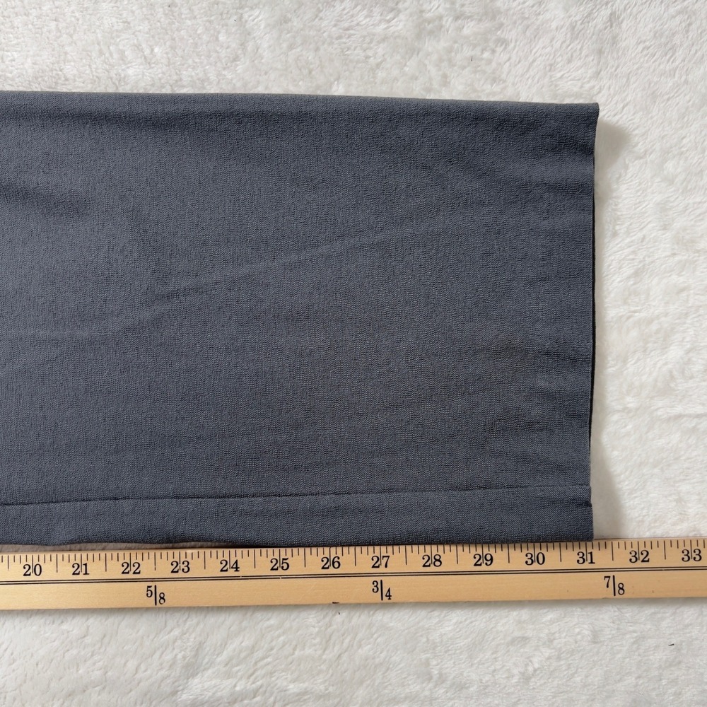 Eileen Fisher Straight Leg Pull On Pants Women XL Gray Crepe High Rise Stretch - Picture 8 of 9
